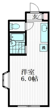 コアクレスト下新城の物件間取画像